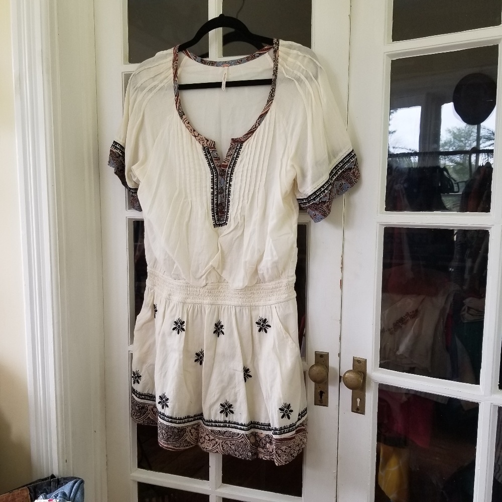Free People - Romantic Embroidered Dress